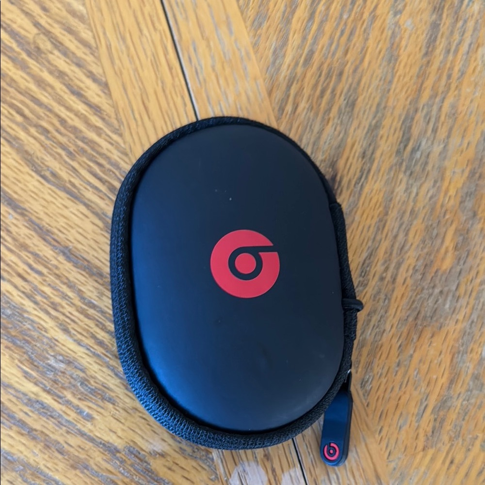 Beats Black and Red Earbud Case (CASE ONLY)